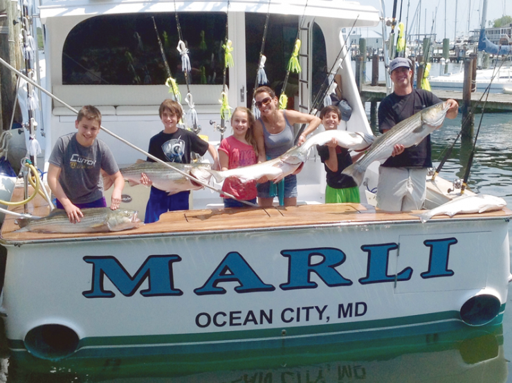 This Wilmington, DE, family had a successful charter on Marli Sportfishing with Captain Mark Hoos.