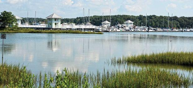 Oyster Farm Marina at Kings Creek in Cape Charles.