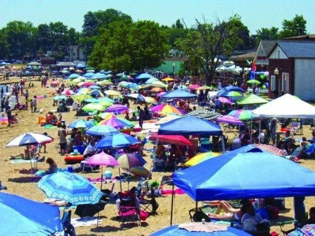 Colonial Beach, VA, A great spot for lounging and summer sunning! Image courtesy of the Town of Colonial Beach, taken by Karen Payne