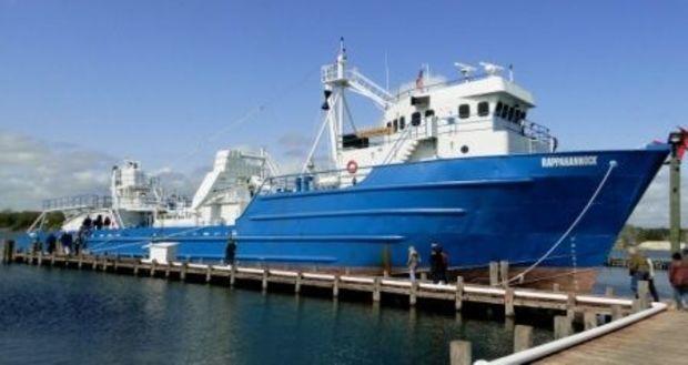 One of the fishing vessels in the Omega Protein fleet. Photo courtesy of cgauxonline.com