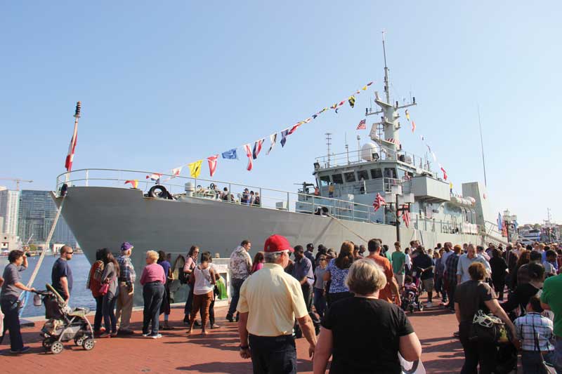 More than a dozen visiting ships will be docked around Baltimore's Inner Harbor, Fells Point, and Locust Point. Photo by PropTalk