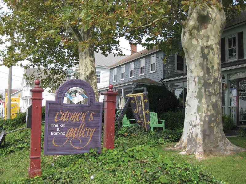 Shops in downtown Solomons, MD. Photo by PropTalk