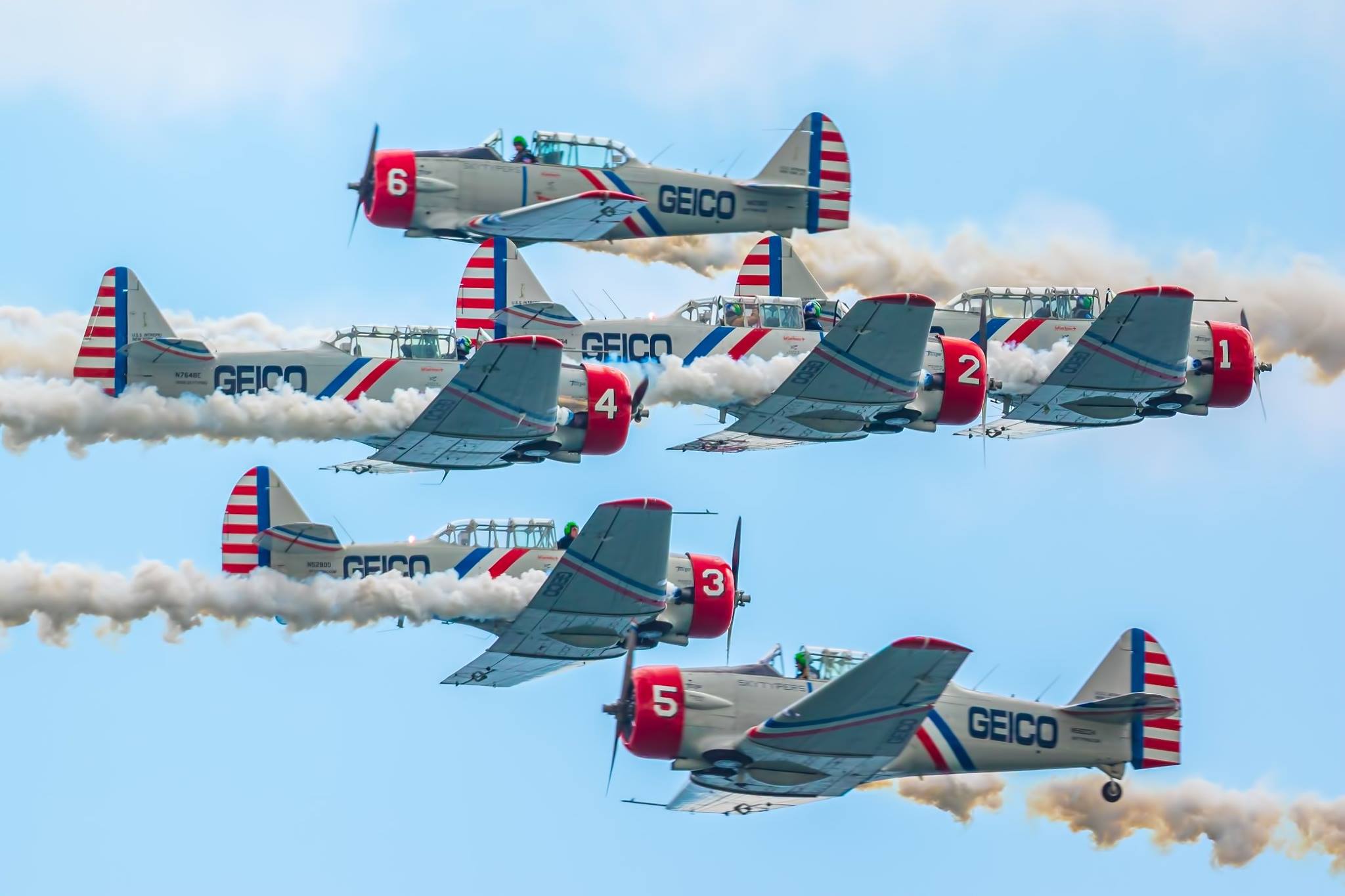 The Geico Skytypers will be among the flight performers. Courtesy Maryland Fleet Week