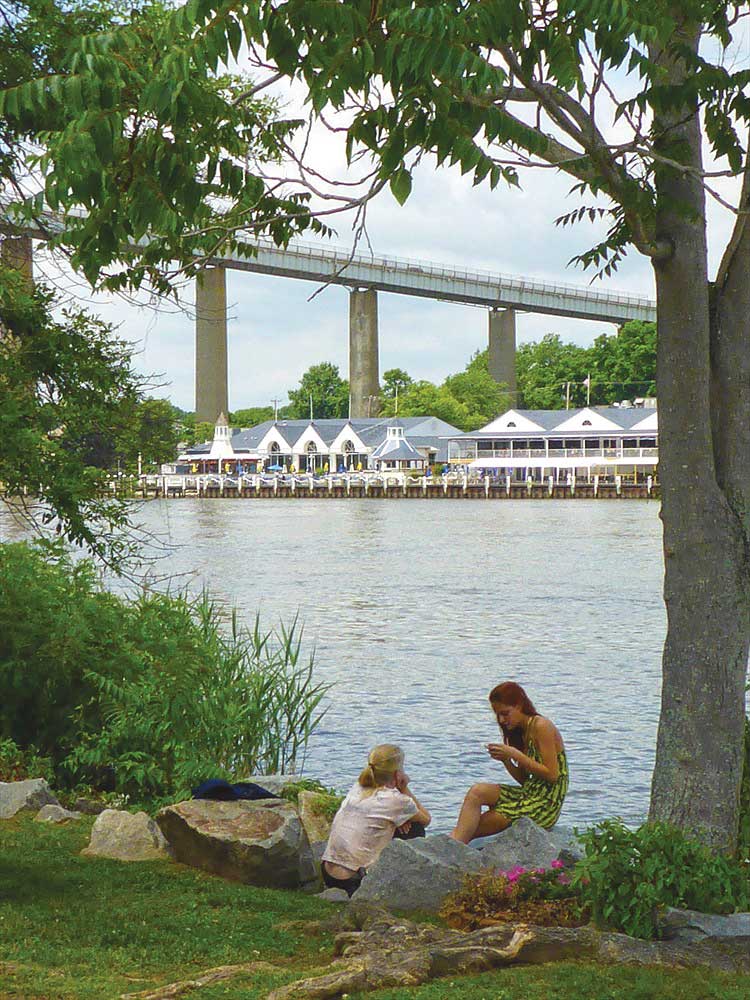 The banks of the C&D Canal at Chesapeake City. Photo by Craig Ligibel