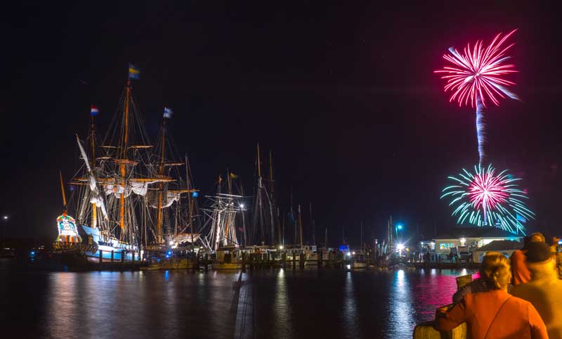 Chestertown's Downrigging Weekend has more than just sailboats. Photo by Eric Moseson