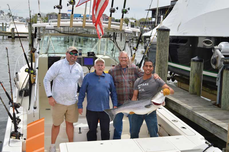 Happy anglers at a Rock on Warriors event. Photo by PropTalk