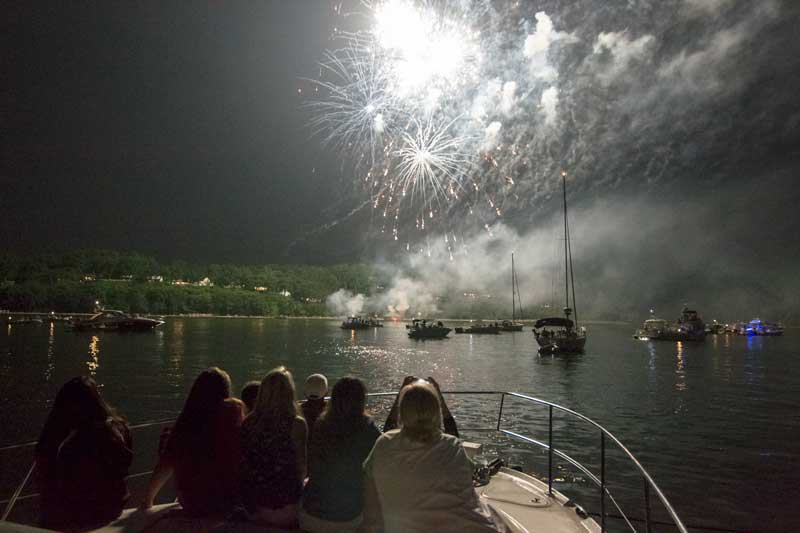 chesapeake bay fireworks