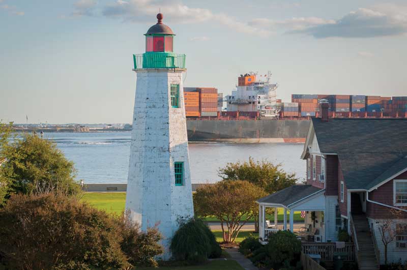 The Old Point Comfort Lighthouse. Photo by Josh Power Photography, Courtesy of Hampton CVB