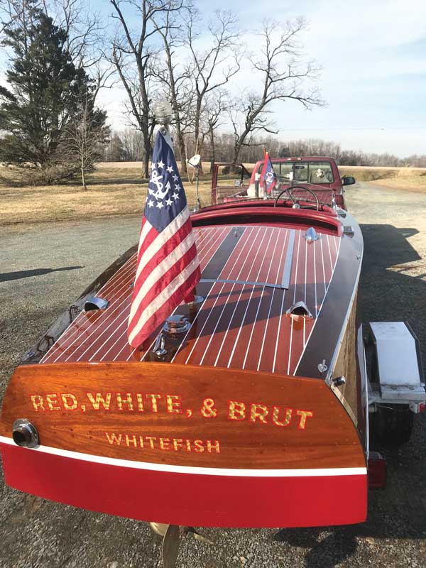 Chris-Craft runabout