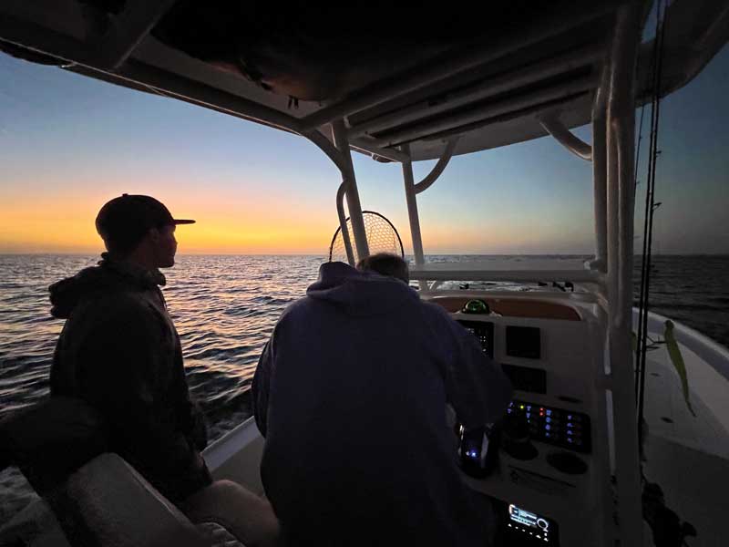 overnight cruising