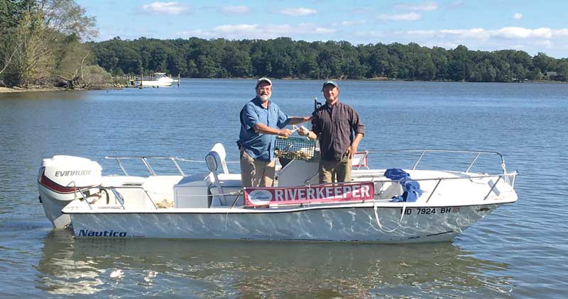 West/Rhode Riverkeeper Jeff Holland and South Riverkeeper Jesse Iliff will work together in the new Arundel Rivers.