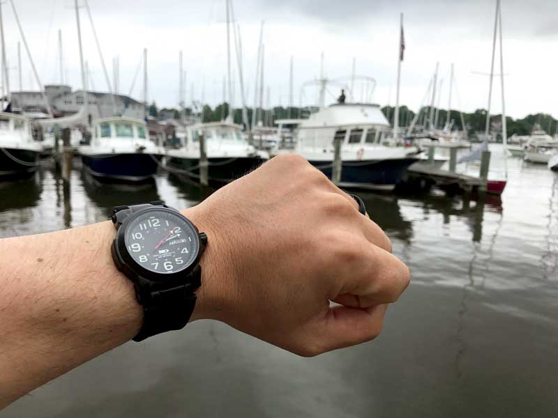 Luminox black on sale ops review