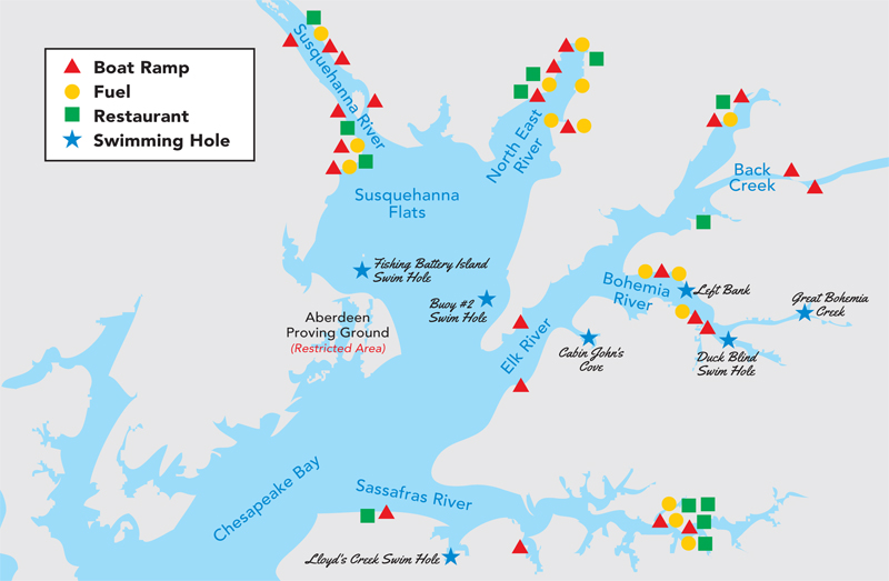 Upper Chesapeake Bay Map