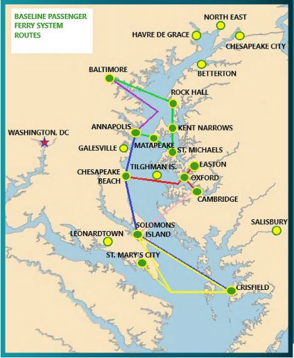 chesapeake bay passenger ferry