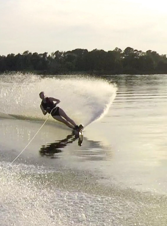 waterskiing