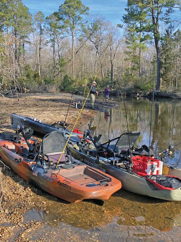 kayak fishing