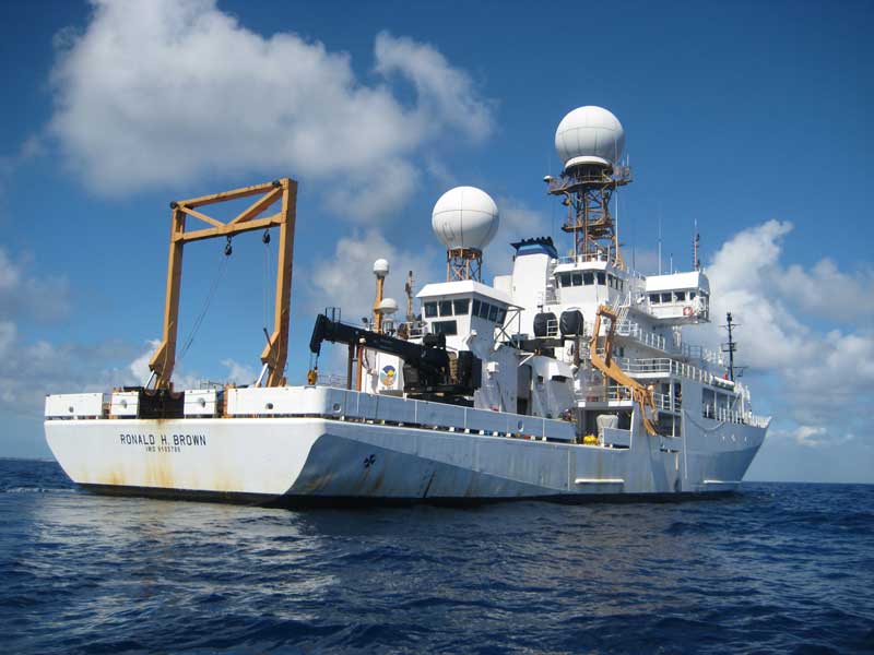 NOAA research vessel Ronald H. Brown. Courtesy NOAA