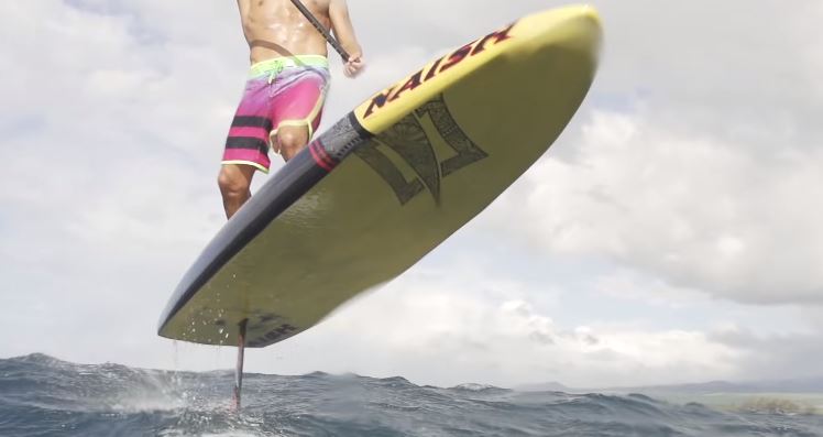 foiling paddleboard