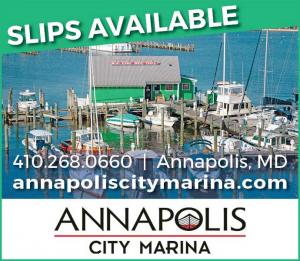 Annapolis City Marina has slips available in Annapolis, Maryland.