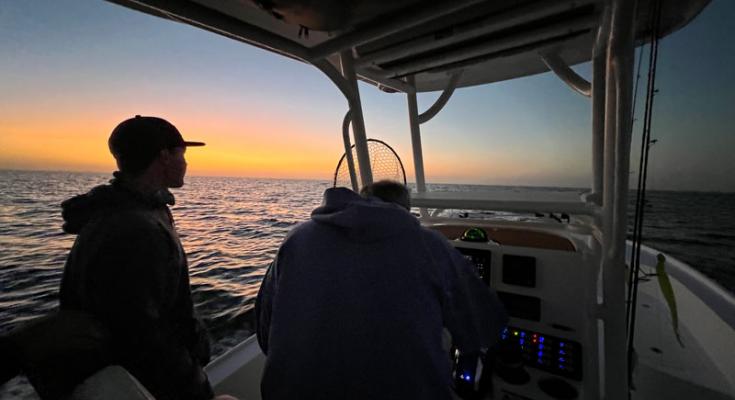 boating at night 