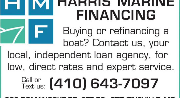 Harris Marine Financing located in Stevensville, MD, can help you buy or refinance a boat.