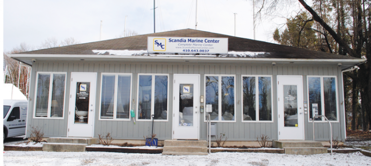 Whitehall which is a marina—a facility that rents out boat slips--shares office suites and leases property to Scandia Marine Center, a boatyard that maintains and repairs boats.