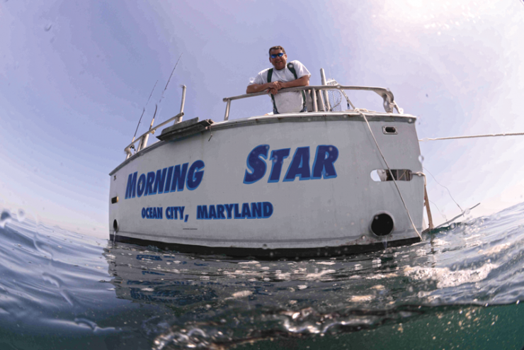 The skipper on Morning Star. Photo by Nick Caloyianis