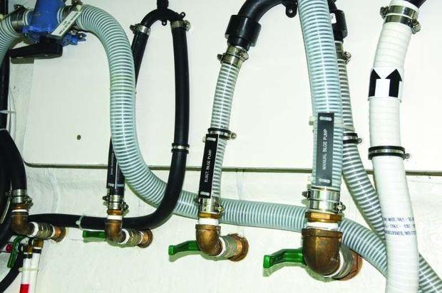 Anti-flooding risers and anti-siphon valves prevent downflooding and siphons. Anti-flooding risers and anti-siphon valves prevent downflooding and siphons.