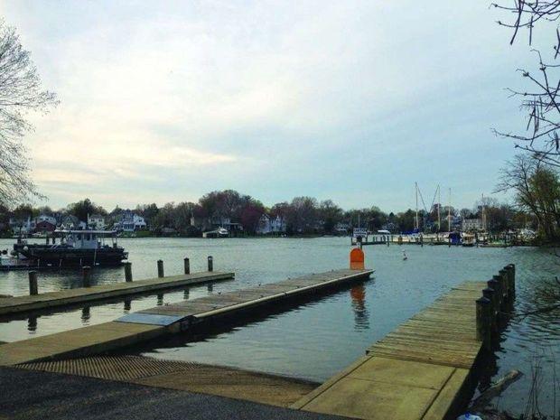 Truxtun Park boat ramp, one of three public boat ramps in Anne Arundel County.