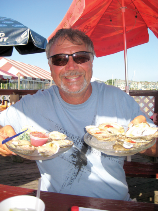 Oysters at Waterman's.