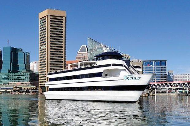 The Spirit of Baltimore. Photo courtesy Spirit Cruises. The Spirit of Baltimore. Photo courtesy Spirit Cruises.