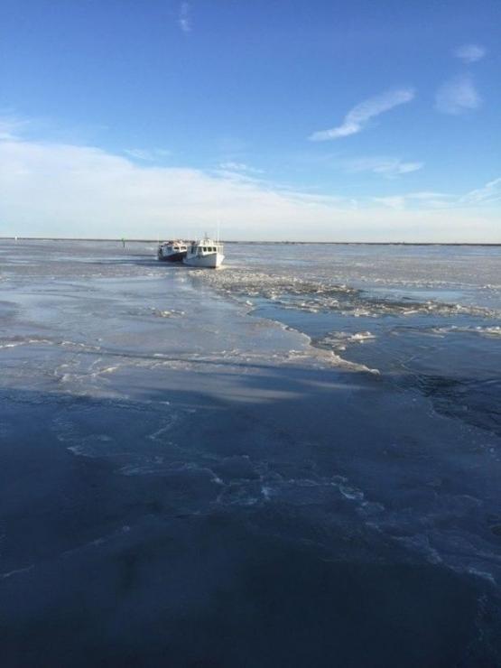 Vessels such as these are essential to clear the route from Smith Island to the mainland. Photo courtesy MD DNR Vessels such as these are essential to clear the route from Smith Island to the mainland. Photo courtesy MD DNR