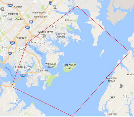 Primary coverage area for MET21. Primary coverage area for MET21.