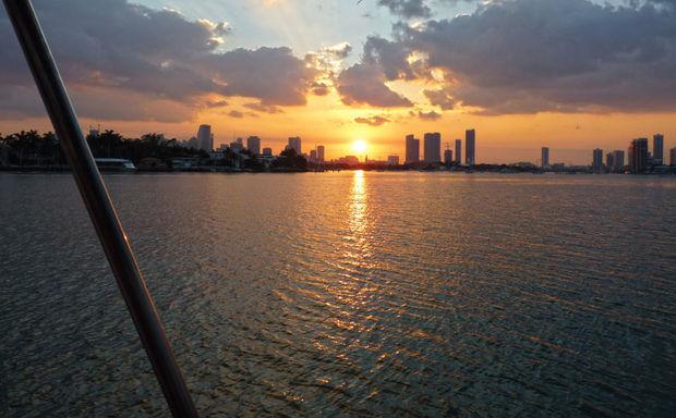 Miami sunset.
