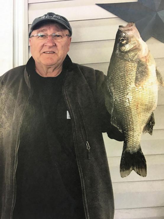 The record white perch weighed 1.9 pounds. Photo courtesy MD DNR The record white perch weighed 1.9 pounds. Photo courtesy MD DNR