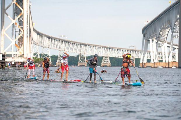 This year's Bay Bridge Paddle will take place on April 29. Photo by Dan Phelps