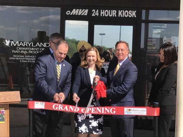 Ribbon-cutting ceremony on May 3. Photo courtesy MD DNR