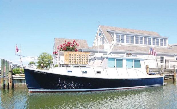 A custom Campbell 37 powered with a 540-hp Cummins diesel. The boat can cruise at 18 knots. It was built for the customer to do the Great Loop and Intercoastal Waterways by Campbell's Custom Yachts in Oxford, MD.
