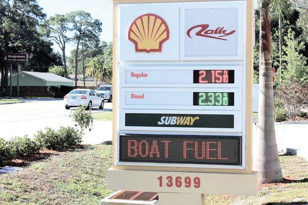 This gas station is the last stop on the way to the beaches and county boat ramps in Seminole, FL. Photo by Rick Franke