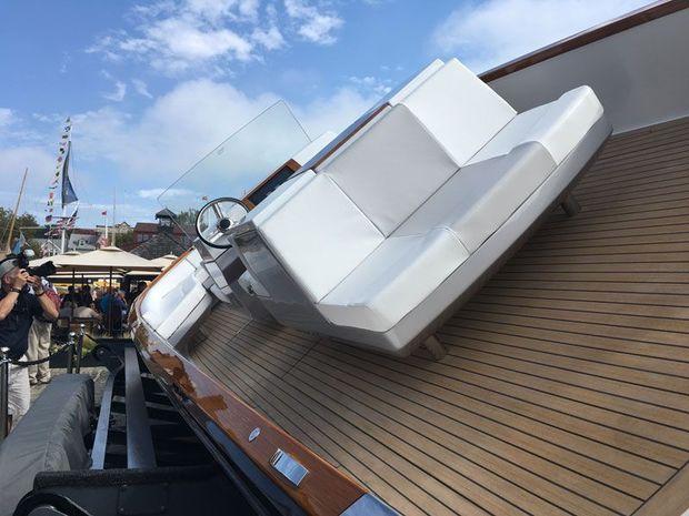 The Dasher debuted today, September 14, at the Newport International Boat Show. The Dasher debuted today, September 14, at the Newport International Boat Show.