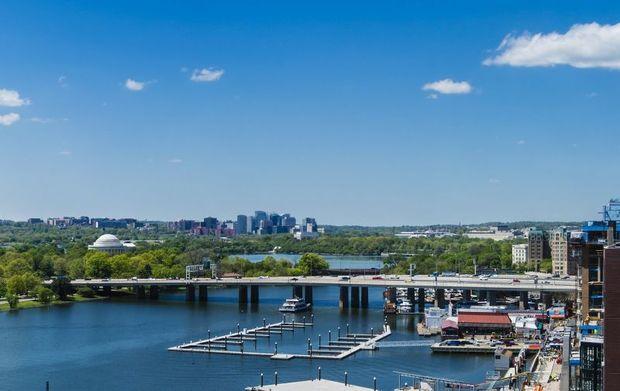 The best way to experience The Wharf is to cruise over and stay at the brand new Market Docks. Photo courtesy The Wharf