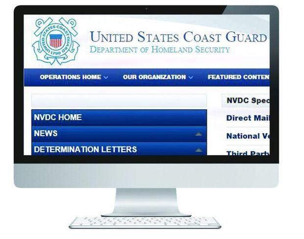 Be warned, for the scam sites look very similar to the official USCG site.