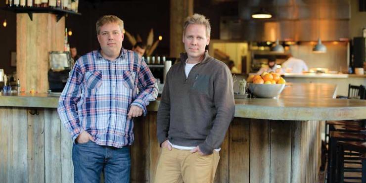 Travis (left) and Ryan Croxton, Rappahannock Oyster Company founders. Courtesy Rappahannock Oyster Co.