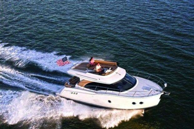 The Carver C34. Image courtesy of Carver Yachts The Carver C34. Image courtesy of Carver Yachts