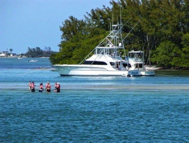 Local boaters enjoy the pristine Florida waters of the ICW