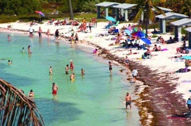 Anchorage and breach in FL Keys at Bahia Honda State Park