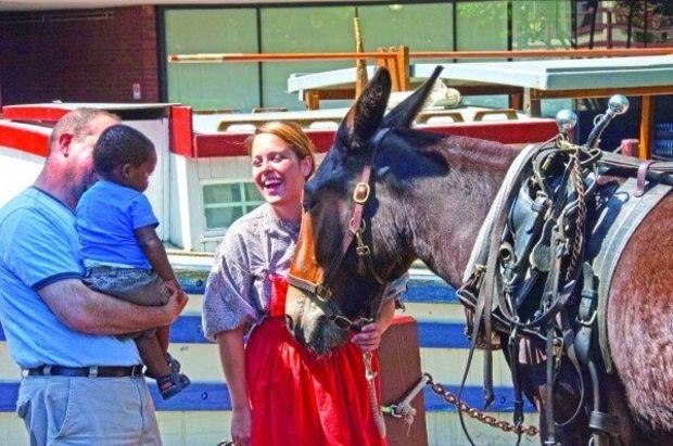 Period re-enactors bring Historic St. Mary's City to life.