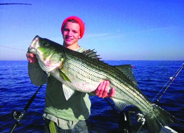 Joe Hurley caught this trophy rockfish off Solomons, MD