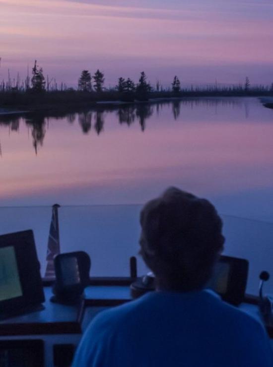 Early morning departure to the Okeechobee Waterway before entering Lake Okeechobee