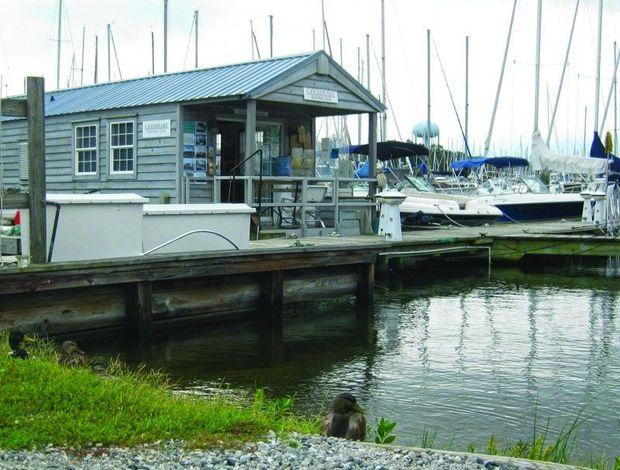 Chesapeake Boating Club, where the office floats and the members are bi-nautical. Chesapeake Boating Club, where the office floats and the members are bi-nautical.
